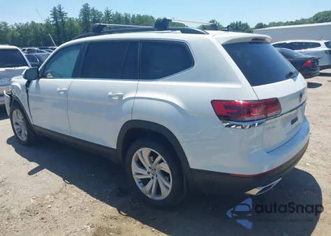 2021 Volkswagen Atlas 3.6L V6 Se W/Technology from USA, damaged, VIN 1V2KR2CA2MC596195